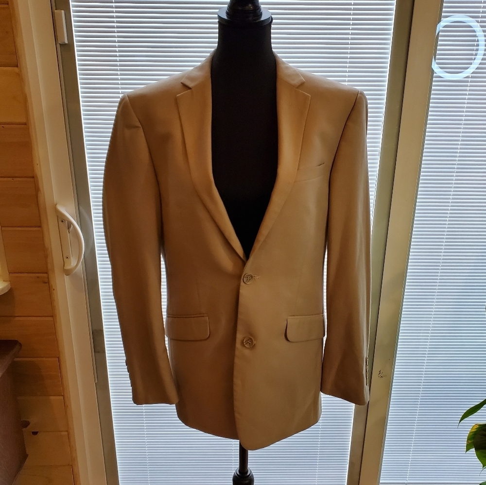 Renior Wheat Slim Fit 2 Button Blazer Men's Size 38R